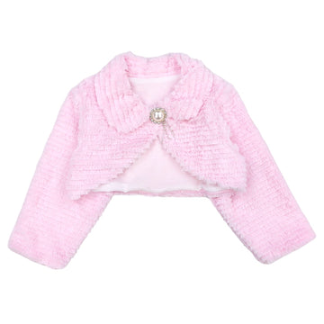 Bolerko Futerko dziewczynka róż 7621-7524 GKMOD -  - #tag1# - #tag2# - #tag3# - #tag4#