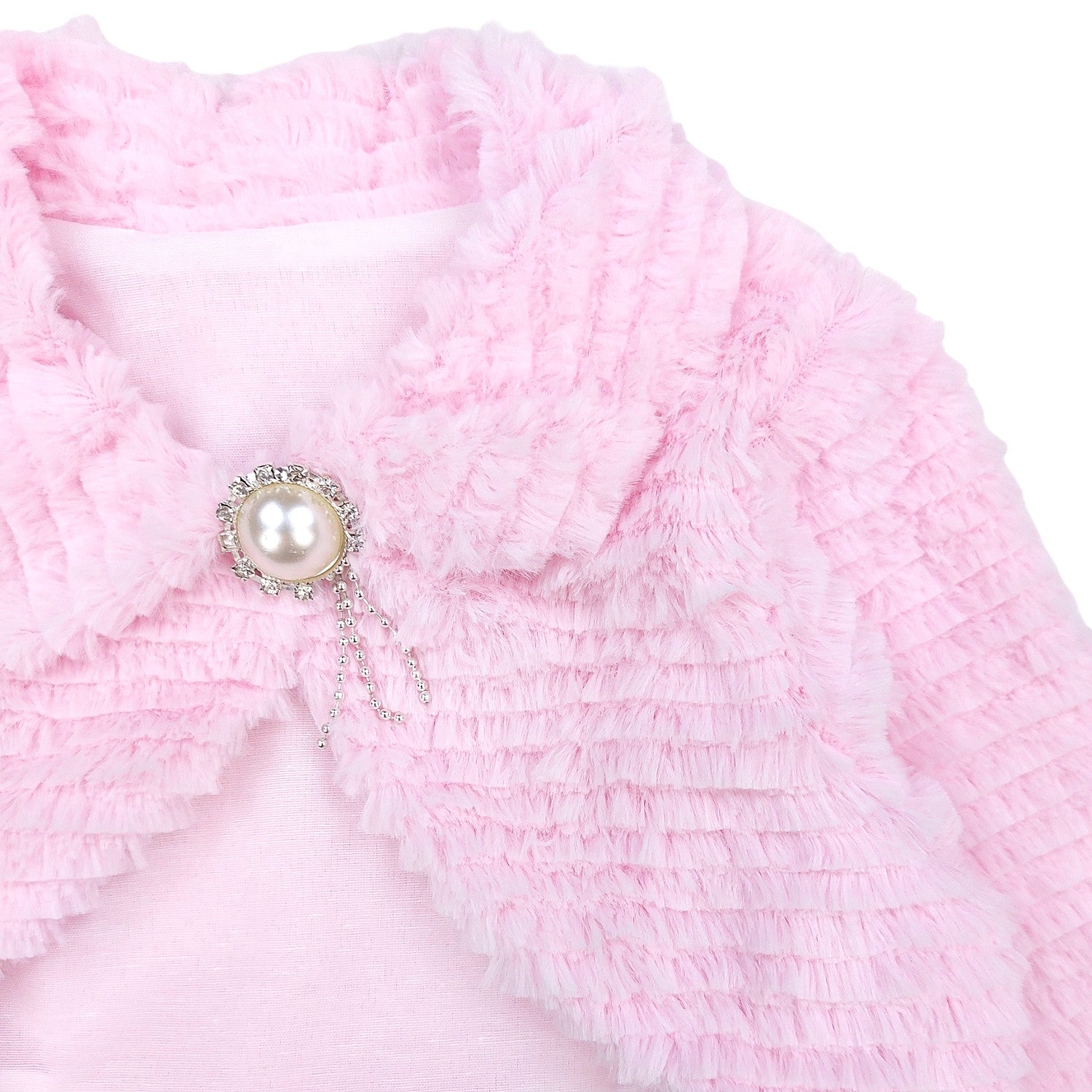 Bolerko Futerko dziewczynka róż 7621-7524 GKMOD -  - #tag1# - #tag2# - #tag3# - #tag4#