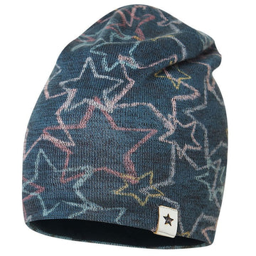 Broel IRIS Czapka przejściowa dziewczęca kolor granat/wielokolor -  - #tag1# - #tag2# - #tag3# - #tag4#