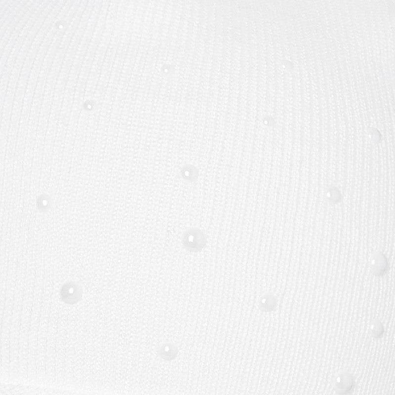 Broel ULRYKA Czapka przejściowa dziewczęca kolor biały -  - #tag1# - #tag2# - #tag3# - #tag4#