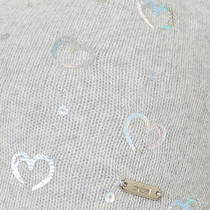 Broel UMELIA Czapka przejściowa dziewczęca kolor j.szary -  - #tag1# - #tag2# - #tag3# - #tag4#