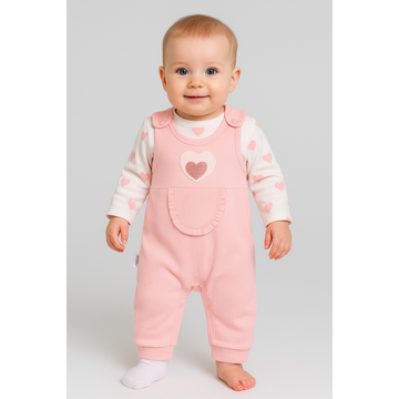 Girls' pink set Nafitto 1459-15425-40