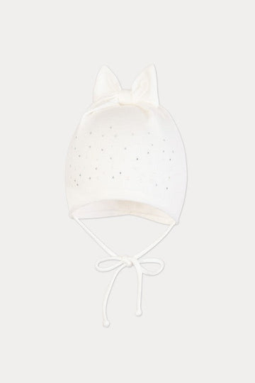 Czapka BABY dla dzieci Broel kolor ecru -  - #tag1# - #tag2# - #tag3# - #tag4#