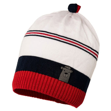 DAVID Czapka dzianinowa chłopięca Jamiks JWC013 kolor czerwony -  - #tag1# - #tag2# - #tag3# - #tag4#