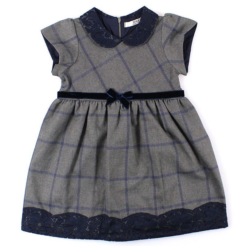 Dr.Kid DK358/O17 sukienka  na podszewce kolor popiel -  - #tag1# - #tag2# - #tag3# - #tag4#