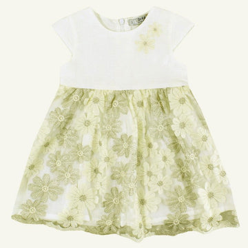 Dr.Kid DK394-000 sukienka dziewczęca elegancka kolor ekri -  - #tag1# - #tag2# - #tag3# - #tag4#