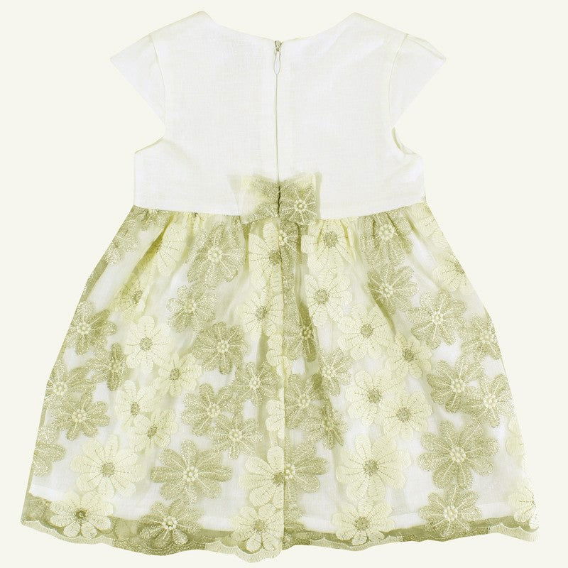 Dr.Kid DK394-000 sukienka dziewczęca elegancka kolor ekri -  - #tag1# - #tag2# - #tag3# - #tag4#