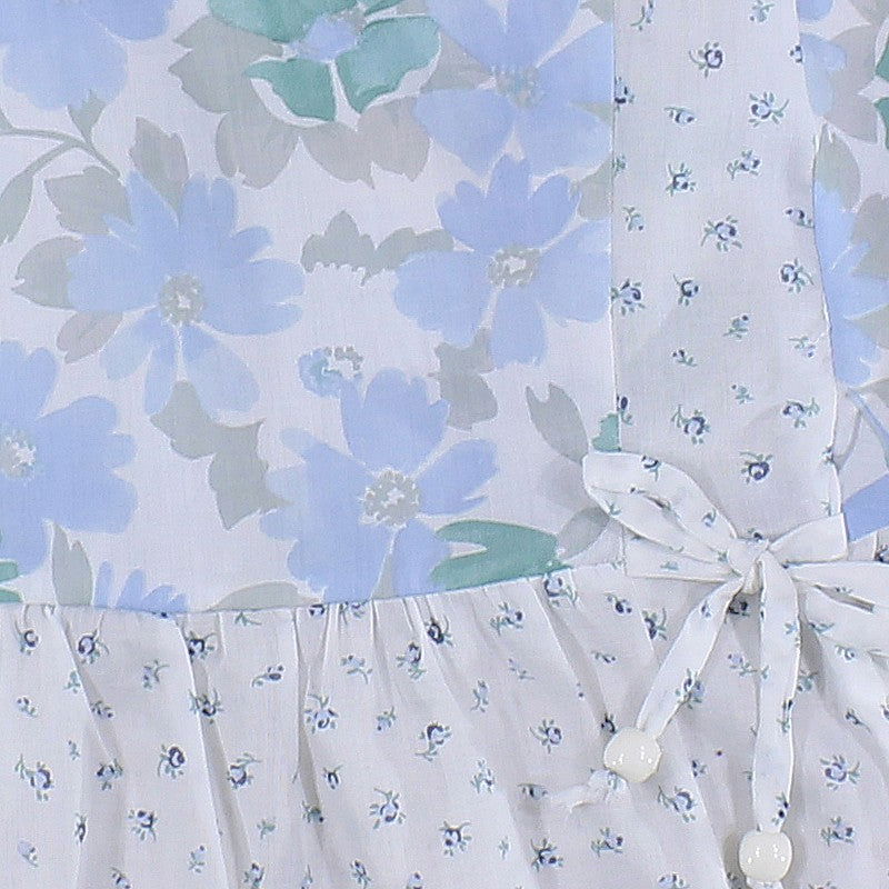 Dr.Kid DK438-000 bluzka dziewczęca w kwiaty kolor biały -  - #tag1# - #tag2# - #tag3# - #tag4#