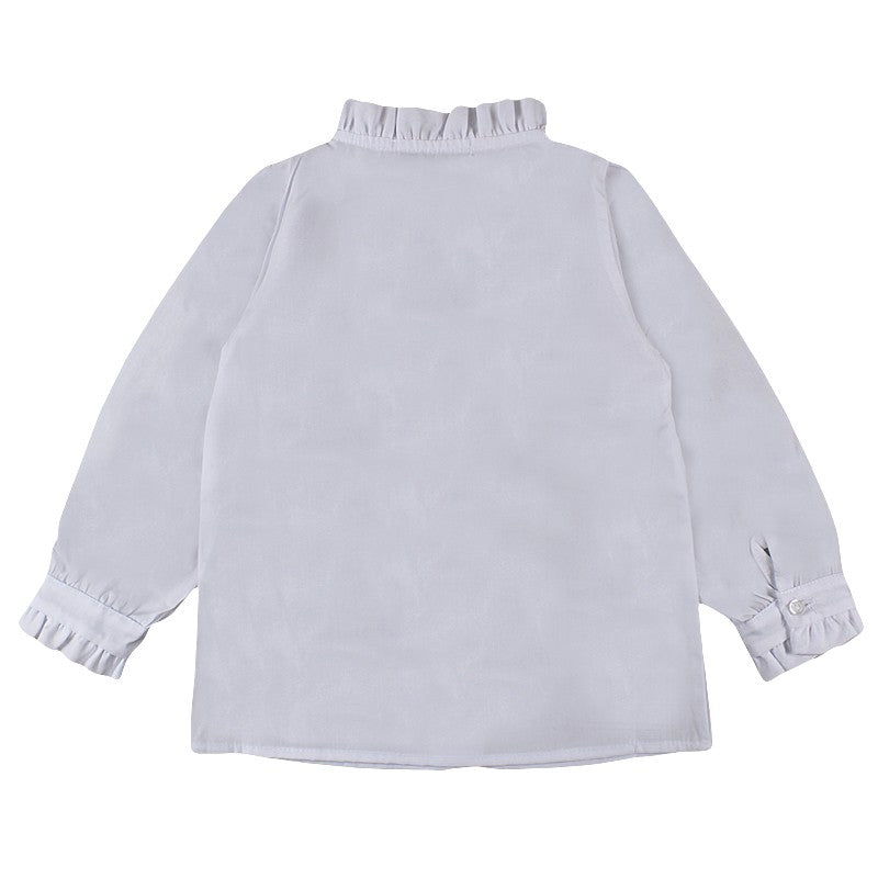 Dr.Kid DK498/O17 bluzka  długi rękaw kolor biały -  - #tag1# - #tag2# - #tag3# - #tag4#