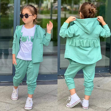 Dres Sportowy 3 Części dziewczęcy mięta Bam Bam 6013-23824 GKMOD -  - #tag1# - #tag2# - #tag3# - #tag4#