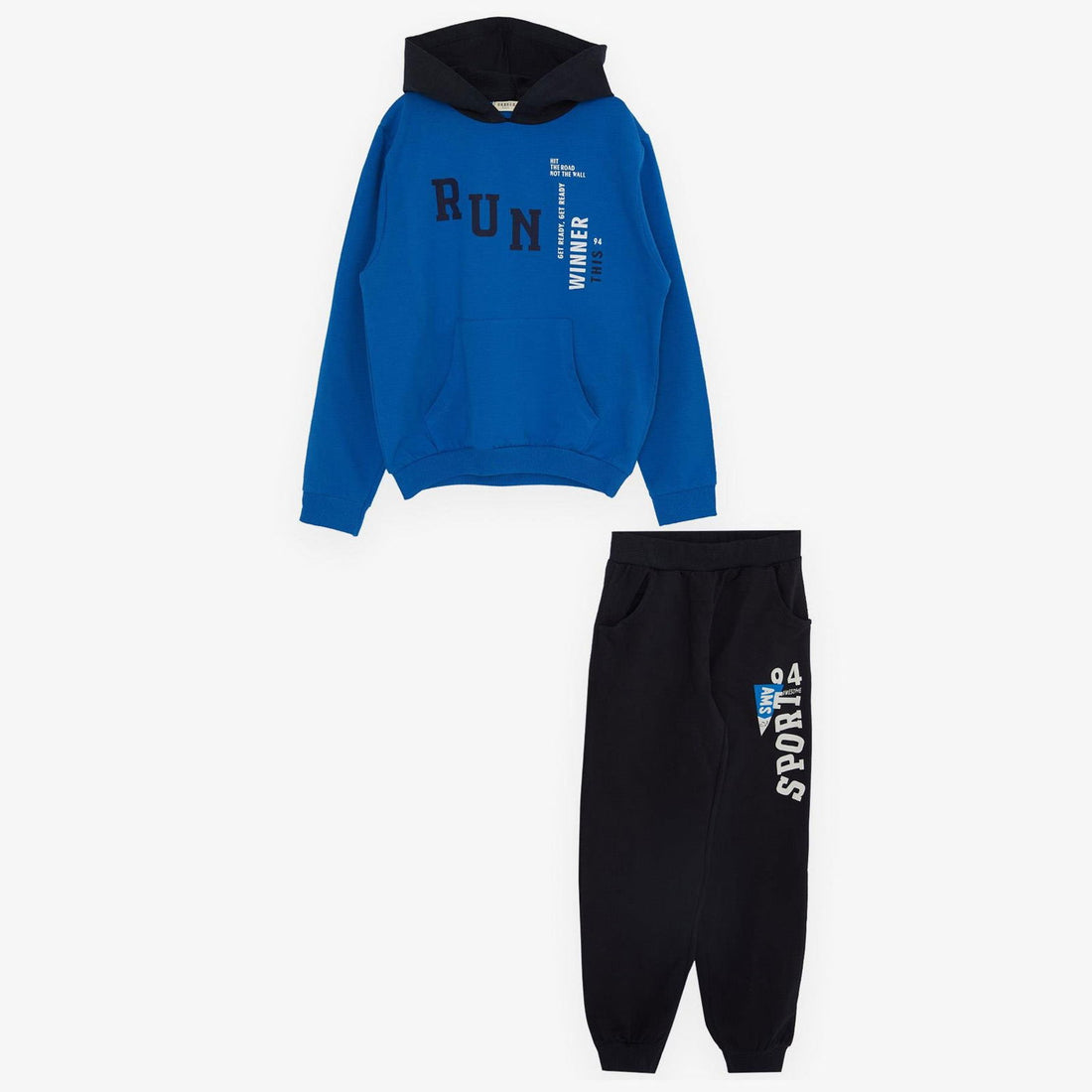 Dres z kapturem 2 części chłopięcy niebieski Breeze 19499-10924 GKMOC -  - #tag1# - #tag2# - #tag3# - #tag4#