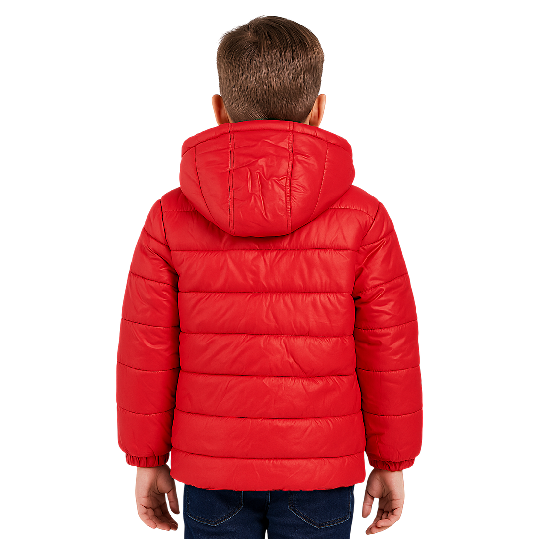 Boy's quilted transition jacket red F26 2035-17-14325-18