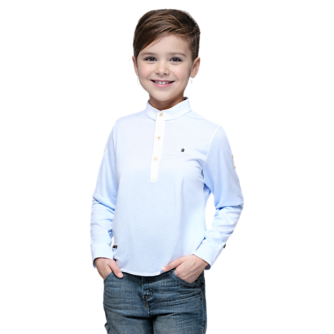 Boy's formal shirt white Breeze G475-2425