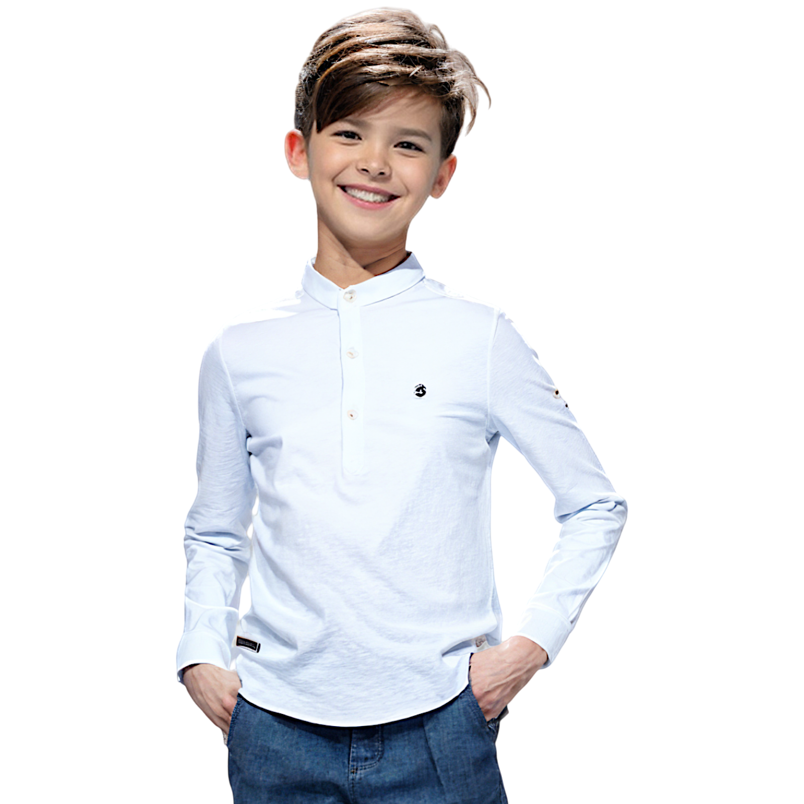 Boy's formal shirt white Breeze G475-2425