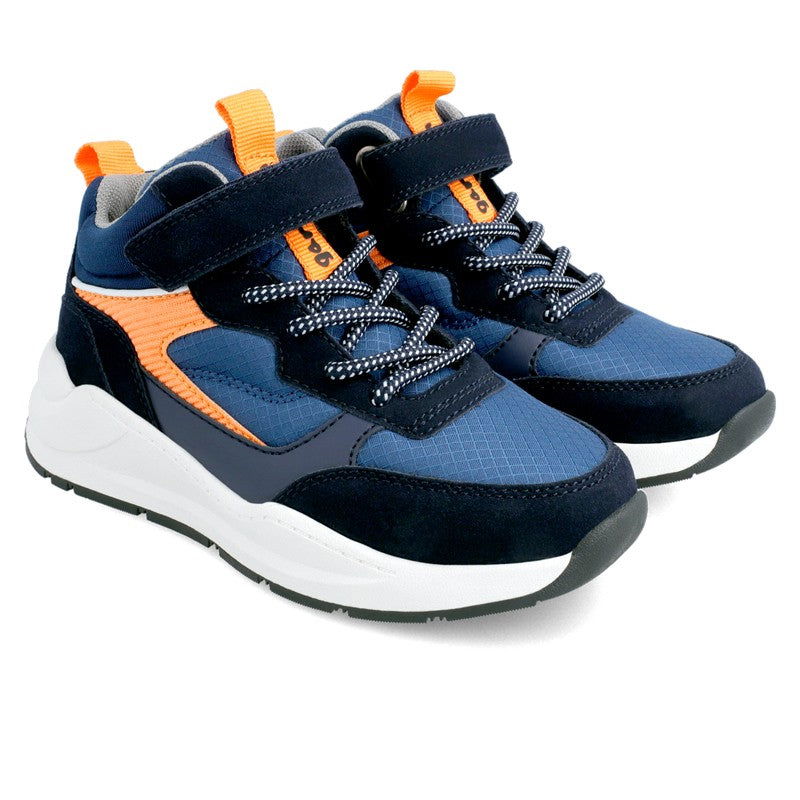 Garvalin Sneakersy chłopięce 211661-A granat/pomarańcz -  - #tag1# - #tag2# - #tag3# - #tag4#