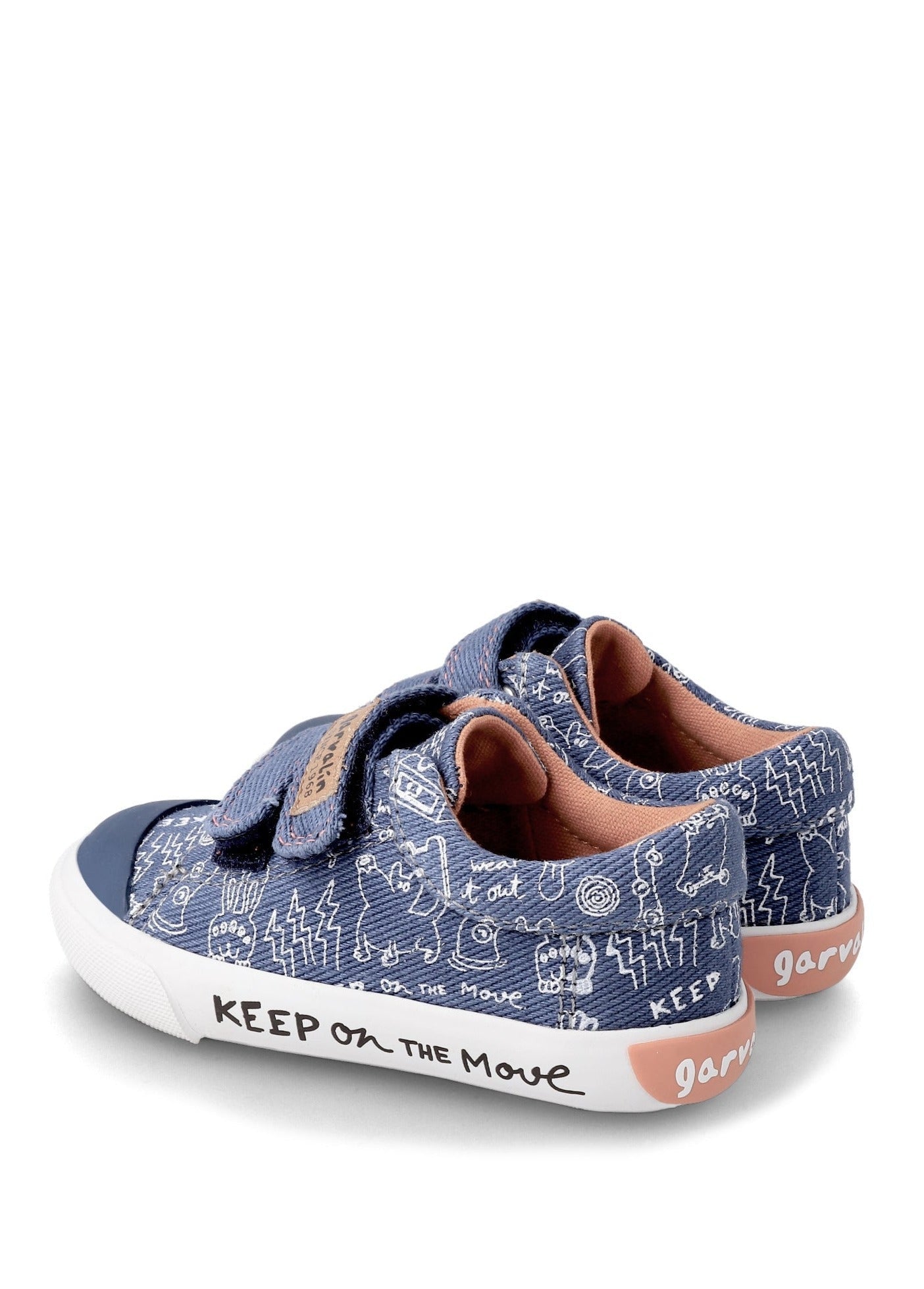 Garvalin Sneakersy chłopięce 232812-A kolor granat -  - #tag1# - #tag2# - #tag3# - #tag4#