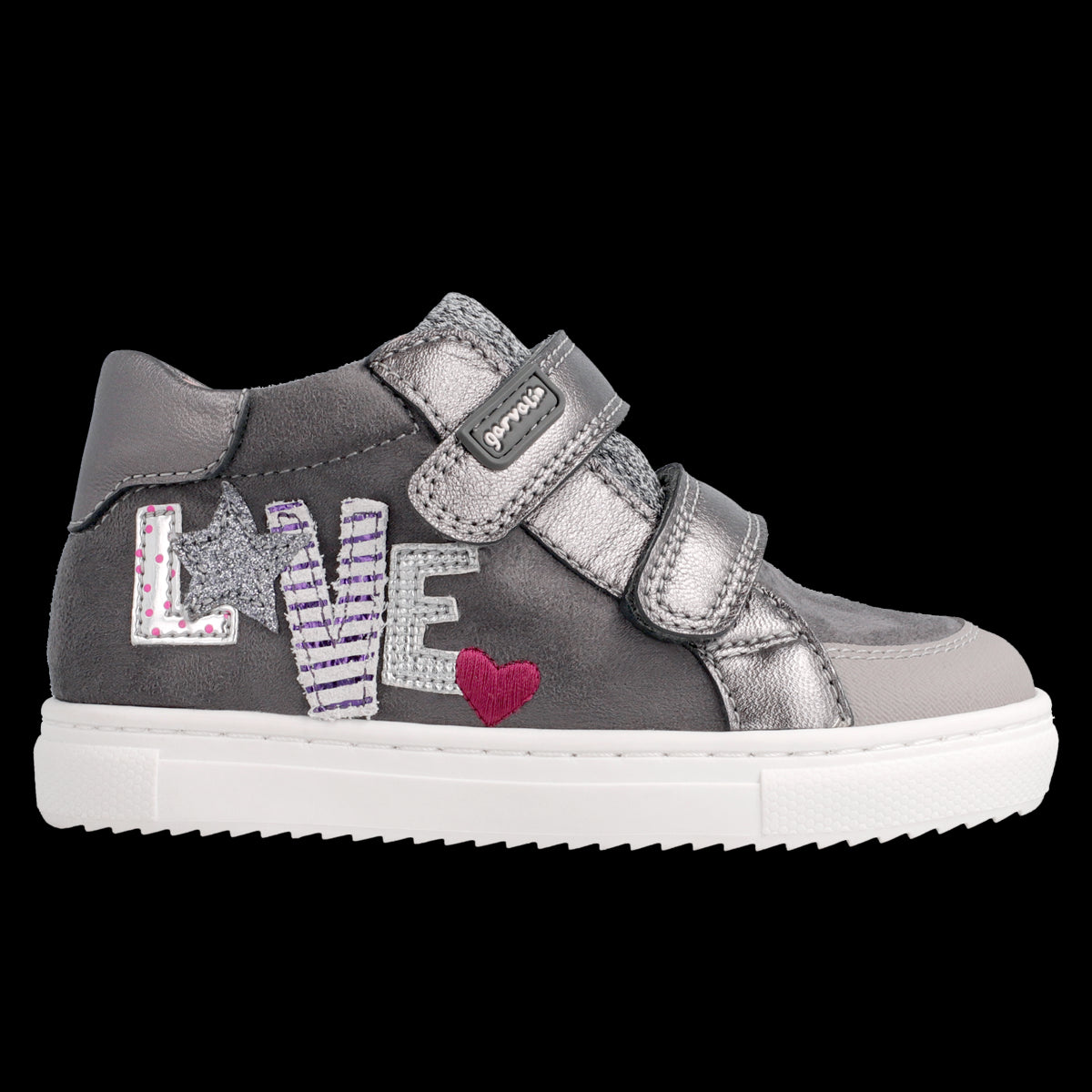 Garvalin Sneakersy dziewczęce 211350-A szare -  - #tag1# - #tag2# - #tag3# - #tag4#