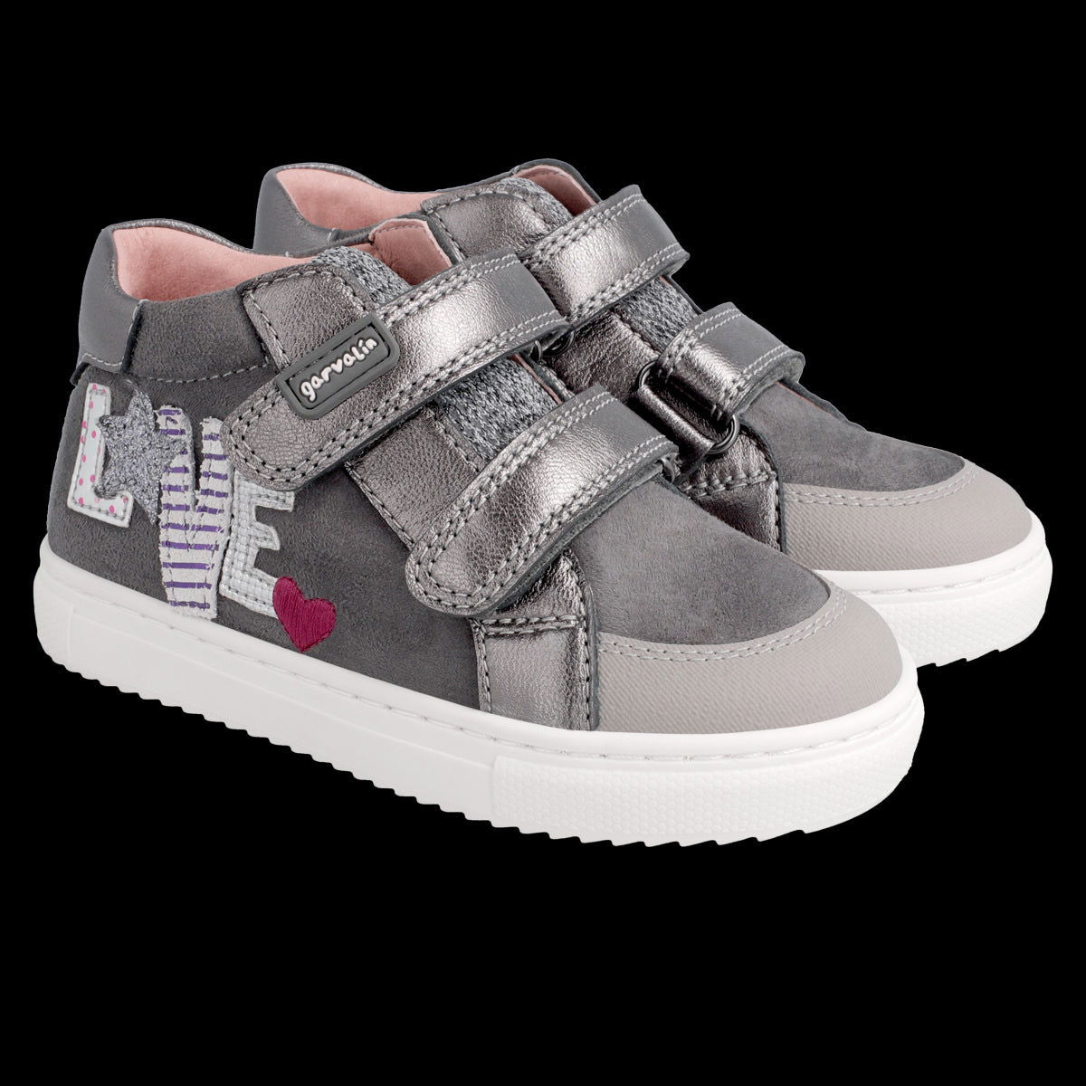 Garvalin Sneakersy dziewczęce 211350-A szare -  - #tag1# - #tag2# - #tag3# - #tag4#