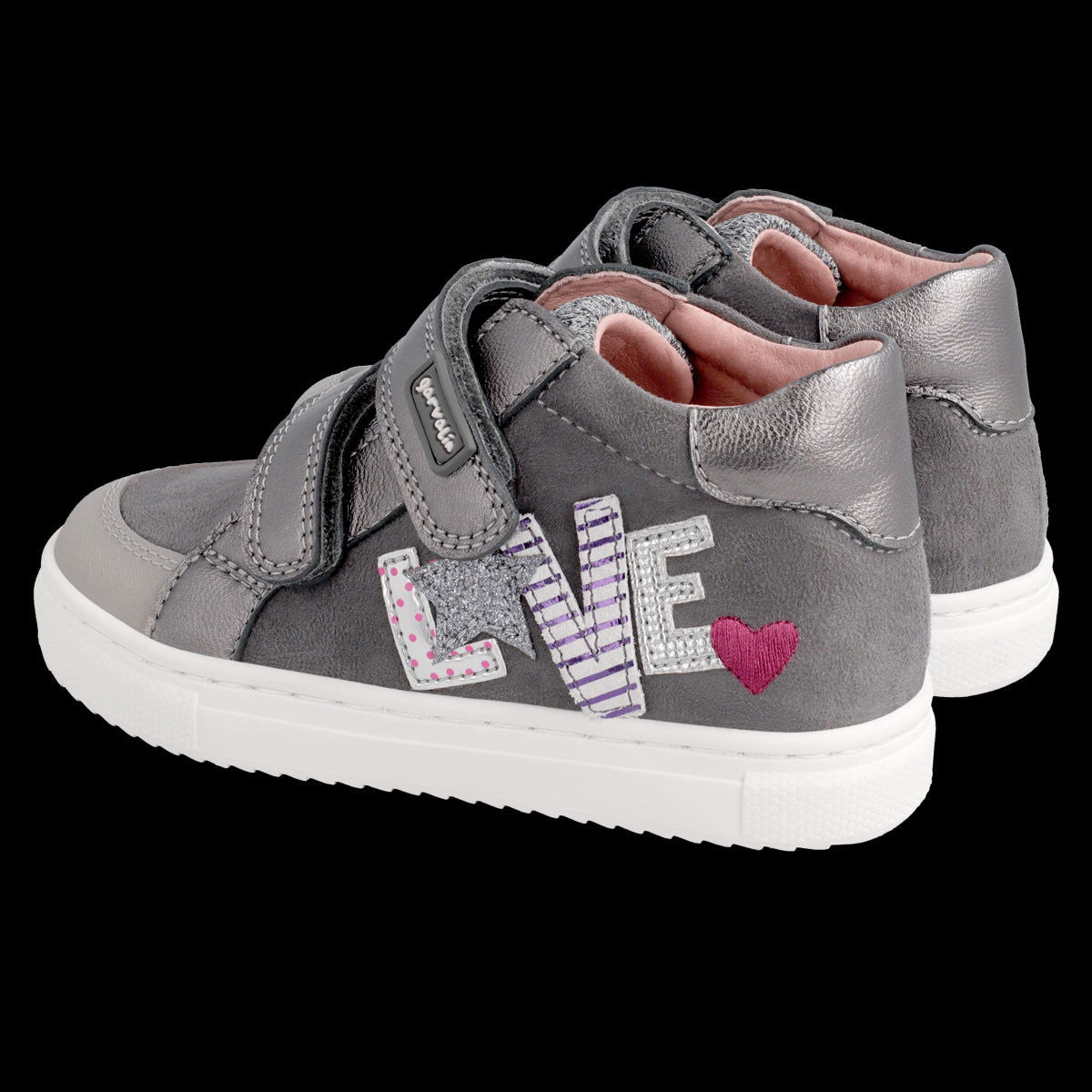 Garvalin Sneakersy dziewczęce 211350-A szare -  - #tag1# - #tag2# - #tag3# - #tag4#