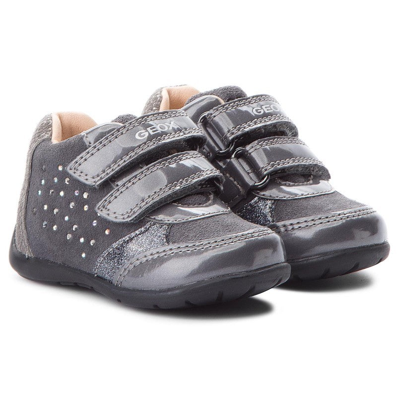 Geox Trzewik dziewczęcy kolor szary B8451A-022HI -  - #tag1# - #tag2# - #tag3# - #tag4#
