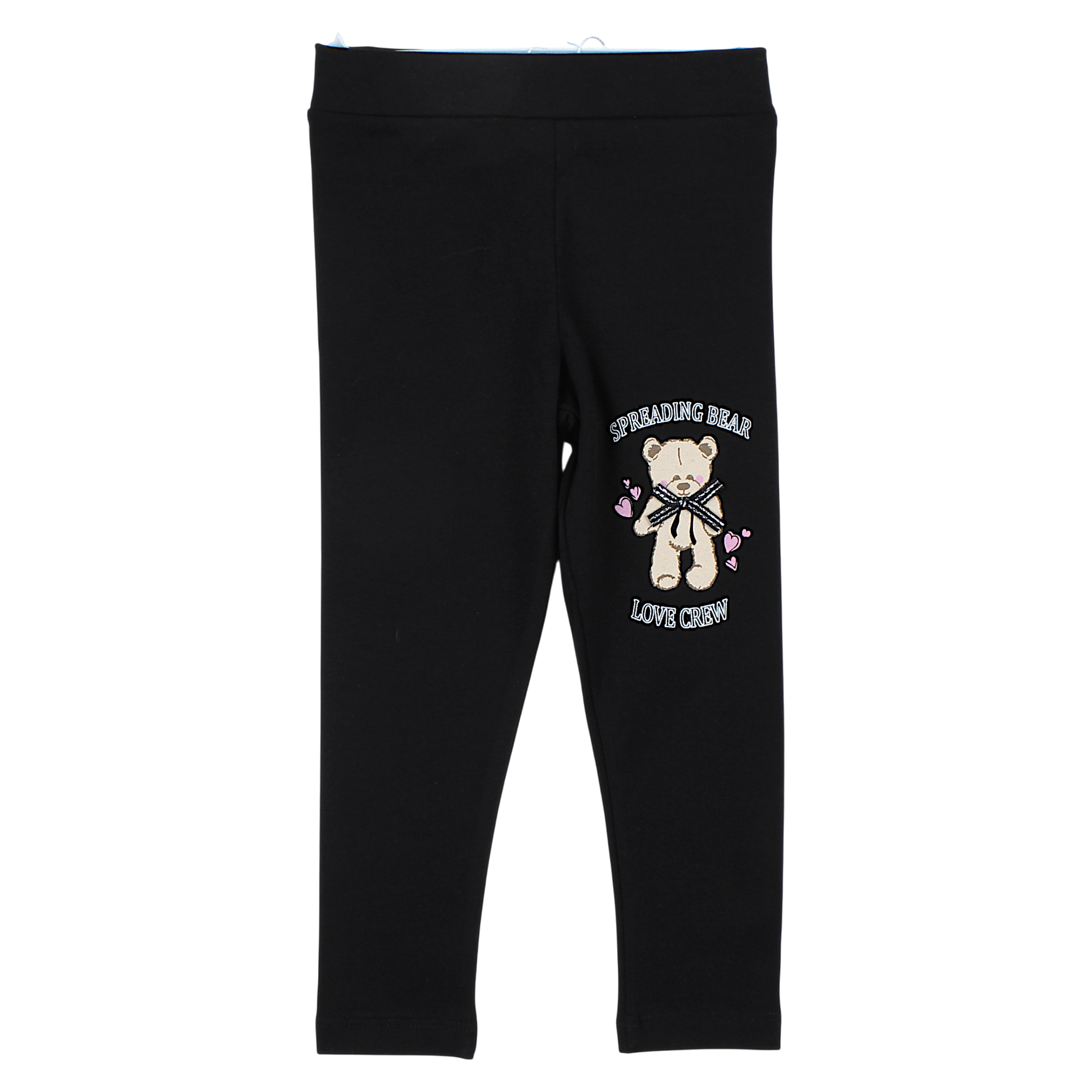 Timi Teddy Bear Girls Leggings Black 54545-14425-14