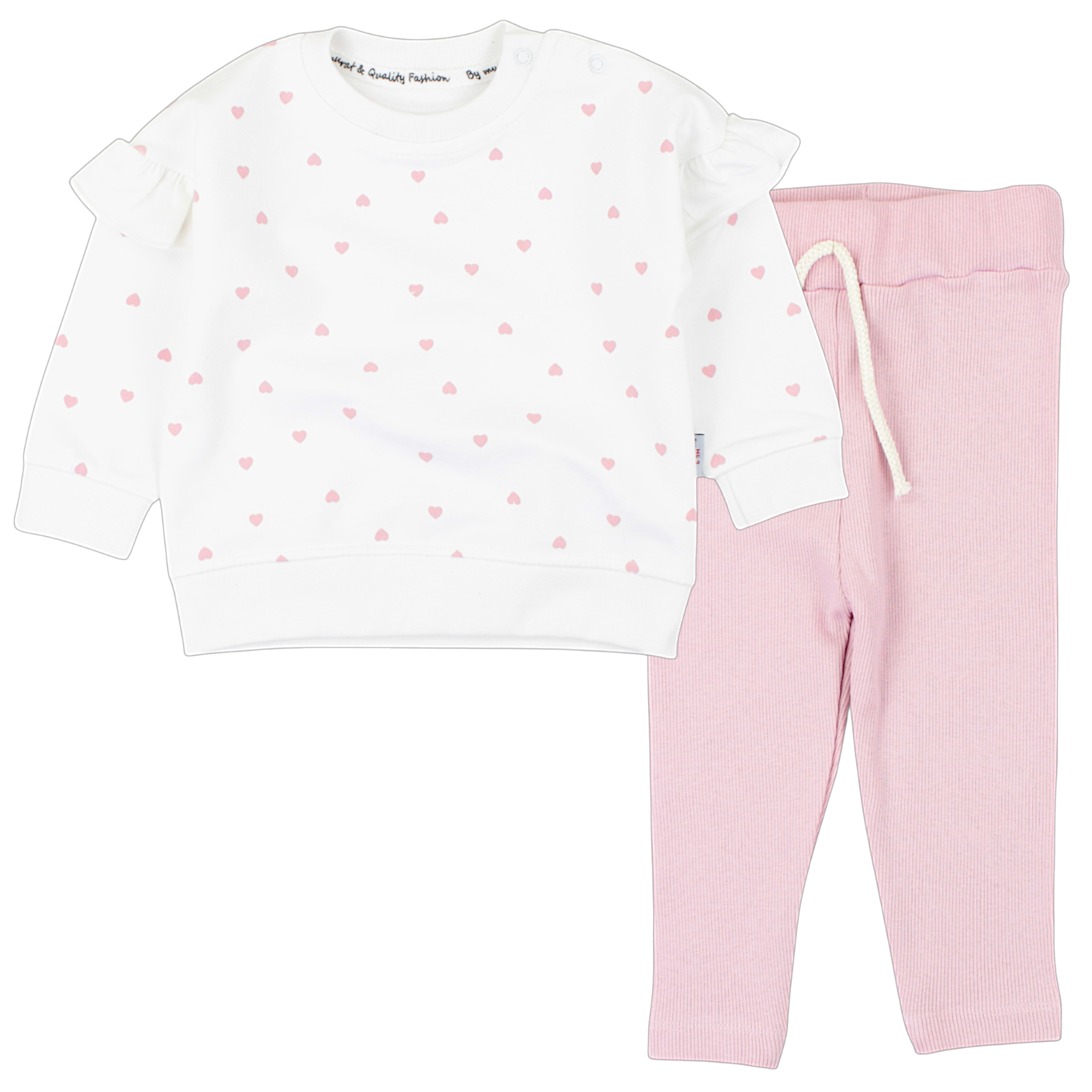 Heart set for girls white Murat Baby 9164-22125-3