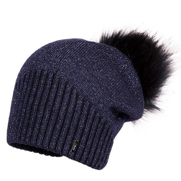 Jamiks JENNIFER II czapka dziewczęca z pomponem modrak -  - #tag1# - #tag2# - #tag3# - #tag4#