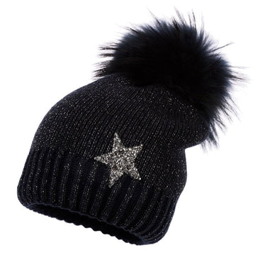 Jamiks SHADOW czapka dziewczęca kolor granat JZB269-1 -  - #tag1# - #tag2# - #tag3# - #tag4#