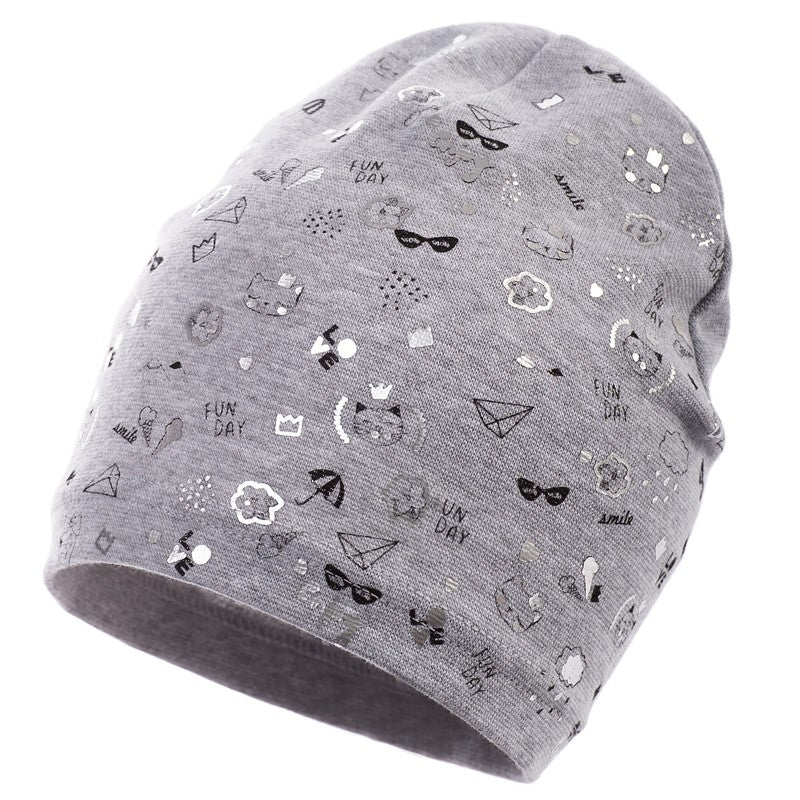 Jamiks czapka dziewczęca przejściowa popiel CERTA JWB115-2 -  - #tag1# - #tag2# - #tag3# - #tag4#