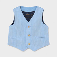 Boy's elegant waistcoat Mayoral 1341-35 blue