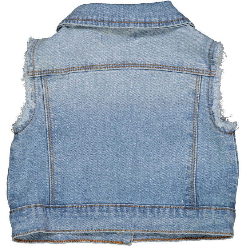 Kamizelka jeans dziewczęca Birba&Trybeyond 28001-60A kolor niebieski -  - #tag1# - #tag2# - #tag3# - #tag4#