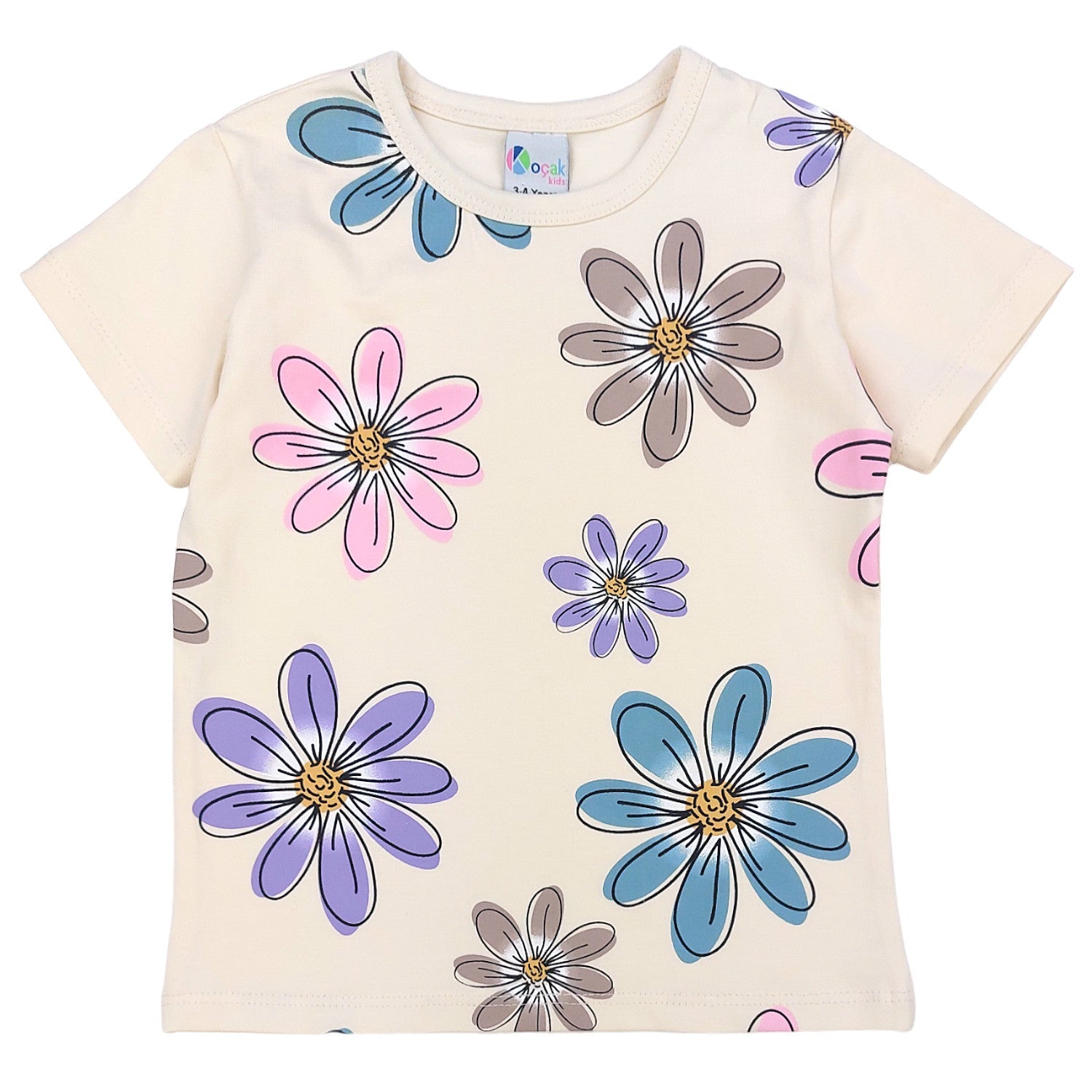 Komplet 2Cz. Bluzka Getry 7/8 dziewczynka morski 6315-14524 GKMOD -  - #tag1# - #tag2# - #tag3# - #tag4#