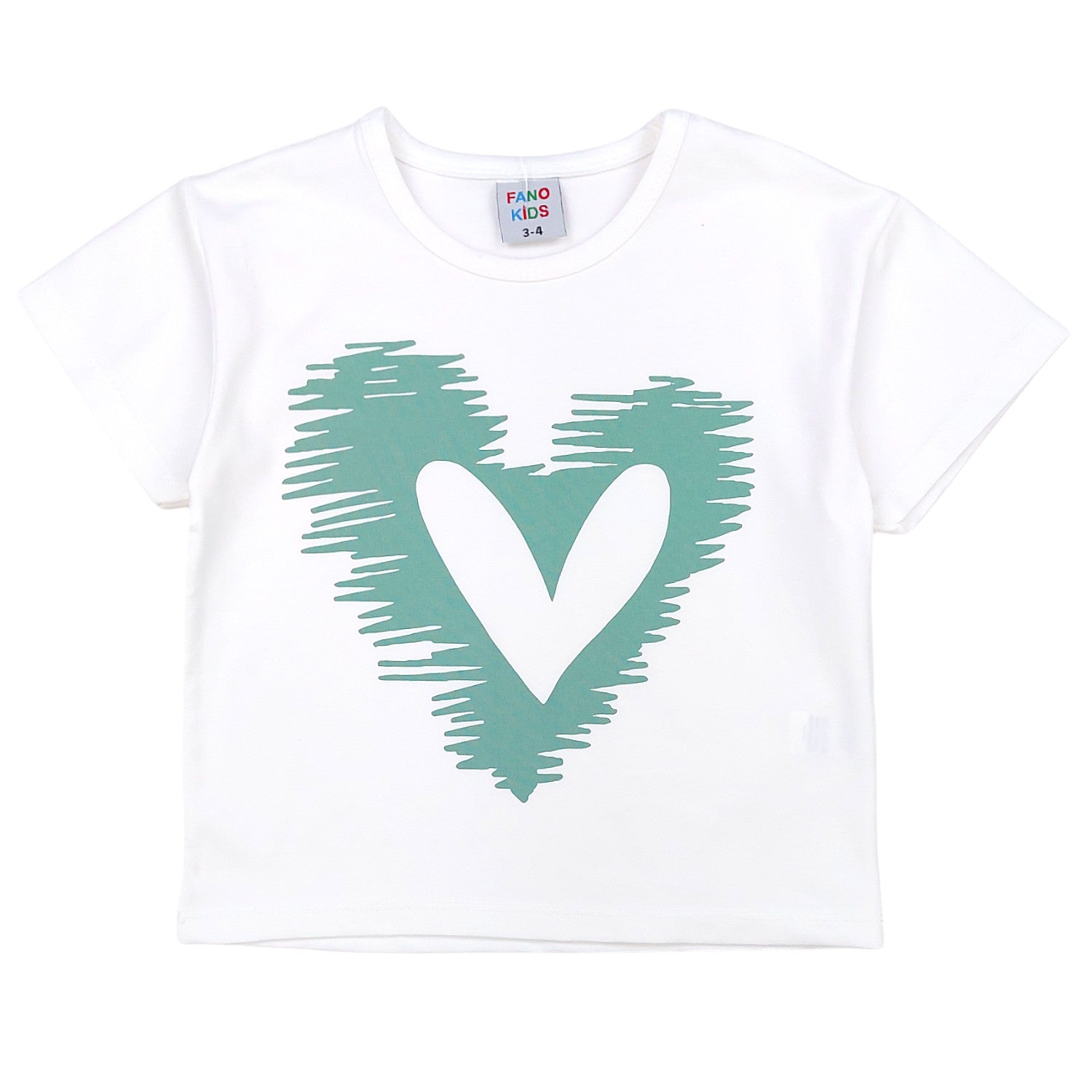 Komplet 2Cz. Bluzka Szorty dziewczynka zielony 6960-14524 GKMOD -  - #tag1# - #tag2# - #tag3# - #tag4#