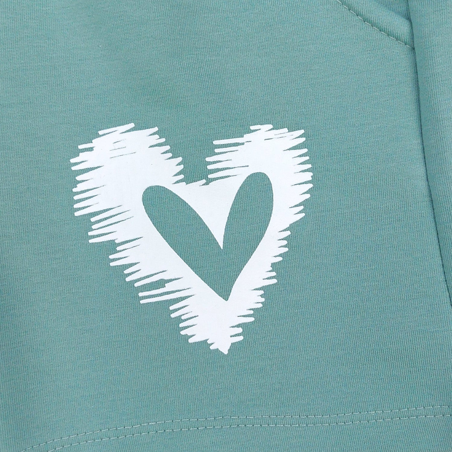 Komplet 2Cz. Bluzka Szorty dziewczynka zielony 6960-14524 GKMOD -  - #tag1# - #tag2# - #tag3# - #tag4#