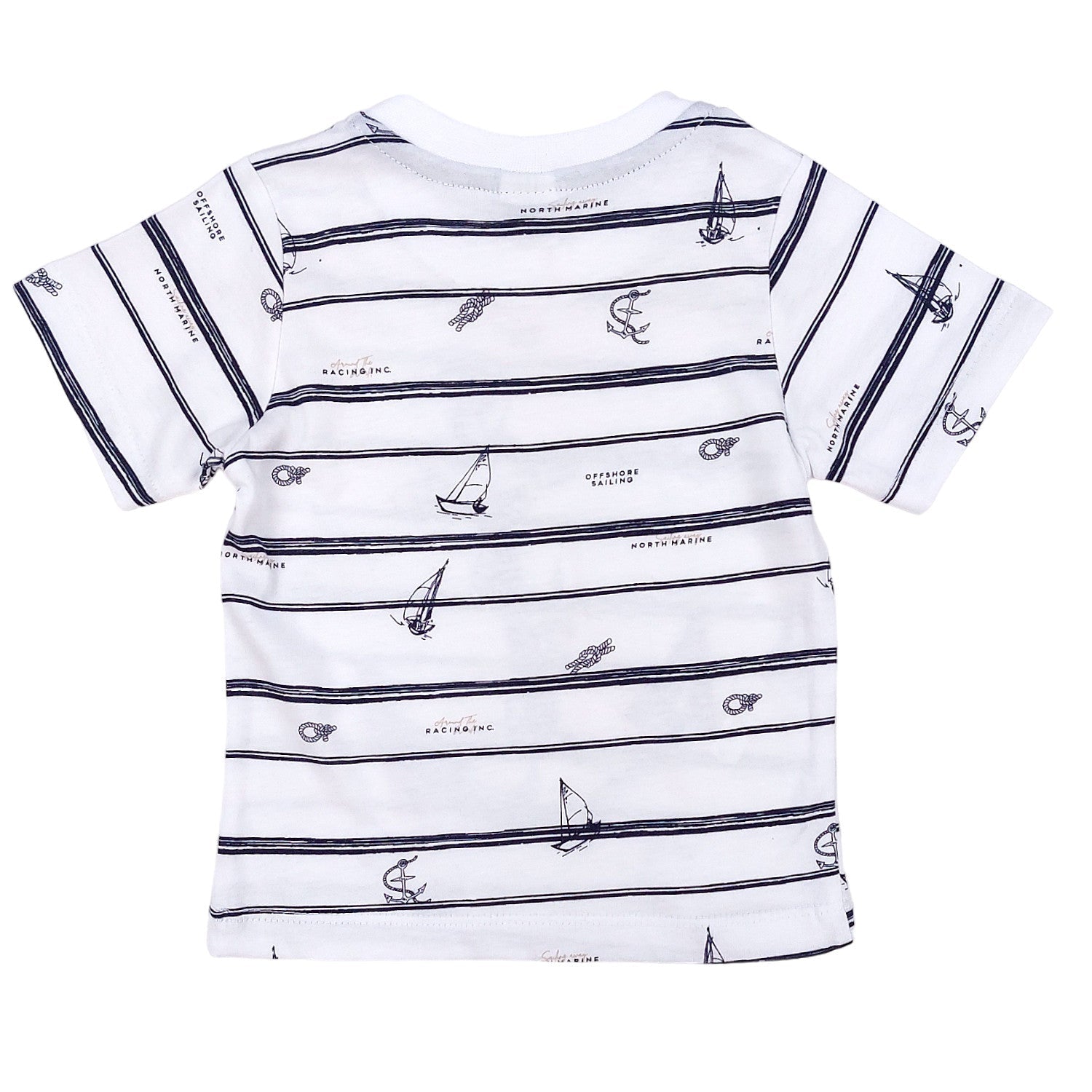 Komplet W Paski chłopak niebieski 425-28524 GKMOC -  - #tag1# - #tag2# - #tag3# - #tag4#