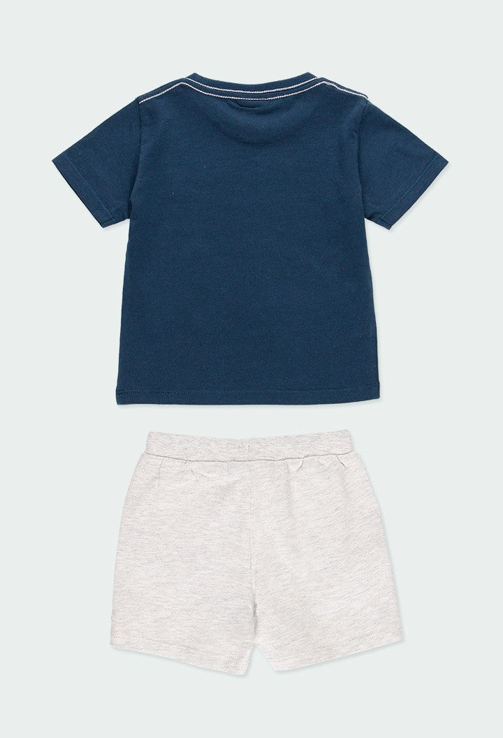 Komplet dla chłopca Baby Boboli 304142-2514 kolor granatowy -  - #tag1# - #tag2# - #tag3# - #tag4#