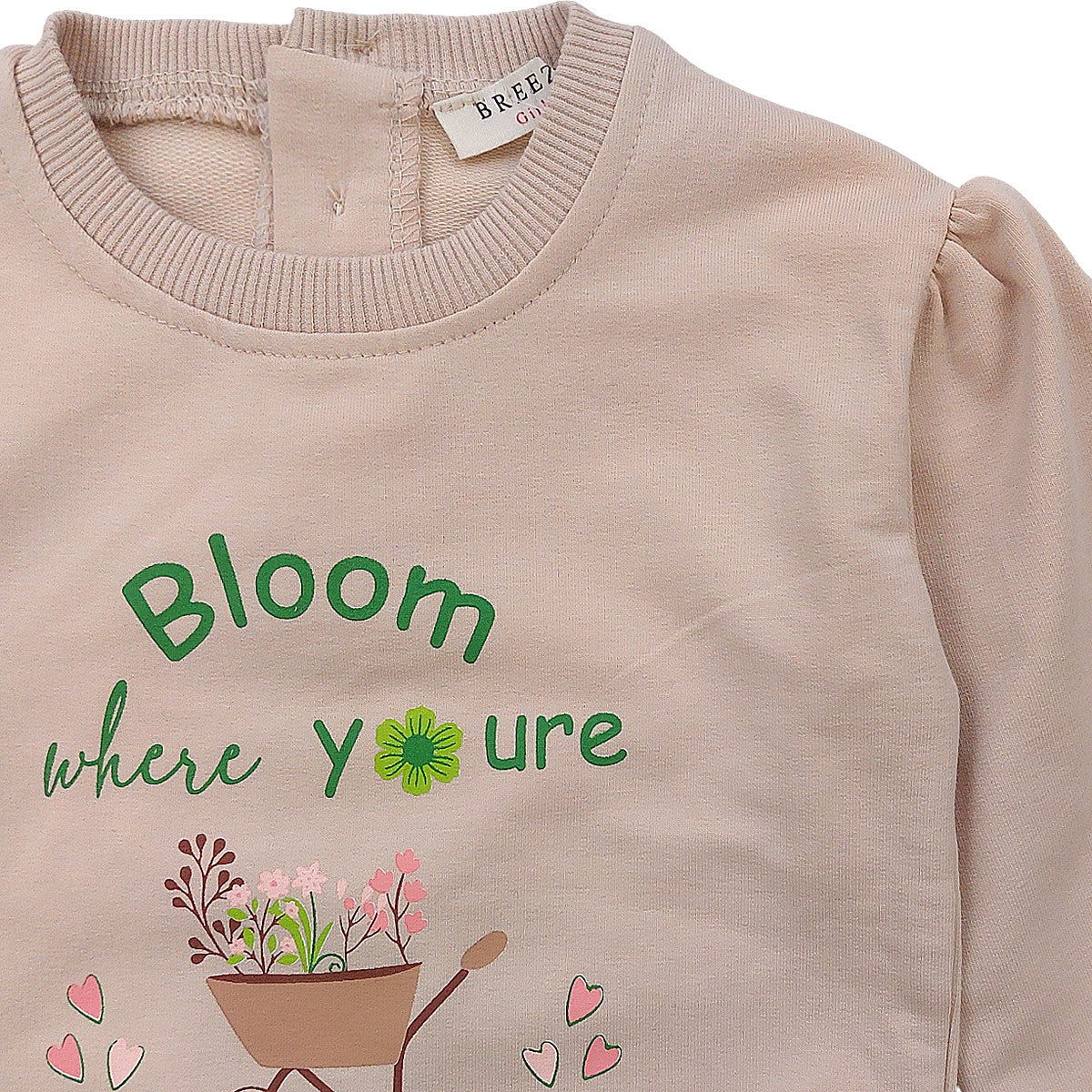 Komplet dziewczynka beż/róż 19188-161223  GKMOD -  - #tag1# - #tag2# - #tag3# - #tag4#