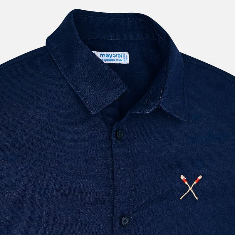 Komplet koszula i bermudy chłopięcy Mayoral 3269-67 Granatowy -  - #tag1# - #tag2# - #tag3# - #tag4#