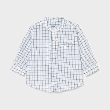 Koszula w kratkę chłopięca Mayoral 1119-33 granatowy -  - #tag1# - #tag2# - #tag3# - #tag4#