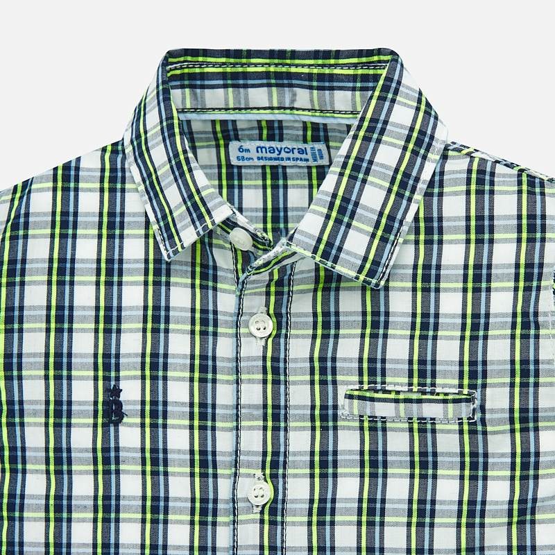 Koszula w kratkę dla chłopców Mayoral 1165-32 niebieska -  - #tag1# - #tag2# - #tag3# - #tag4#