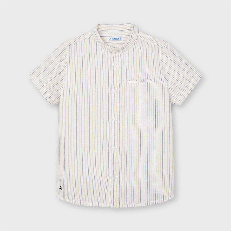 Koszula w paski chłopiec Mayoral 3119-63 żółty -  - #tag1# - #tag2# - #tag3# - #tag4#