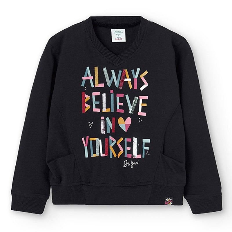 Koszulka dla dziewczynek Boboli 415101-890 kolor czarny -  - #tag1# - #tag2# - #tag3# - #tag4#