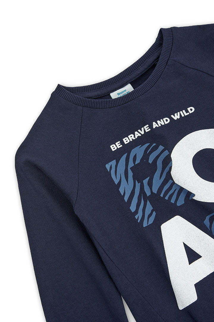 Koszulka dla dziewczynek Boboli 455093-2440 kolor granat -  - #tag1# - #tag2# - #tag3# - #tag4#