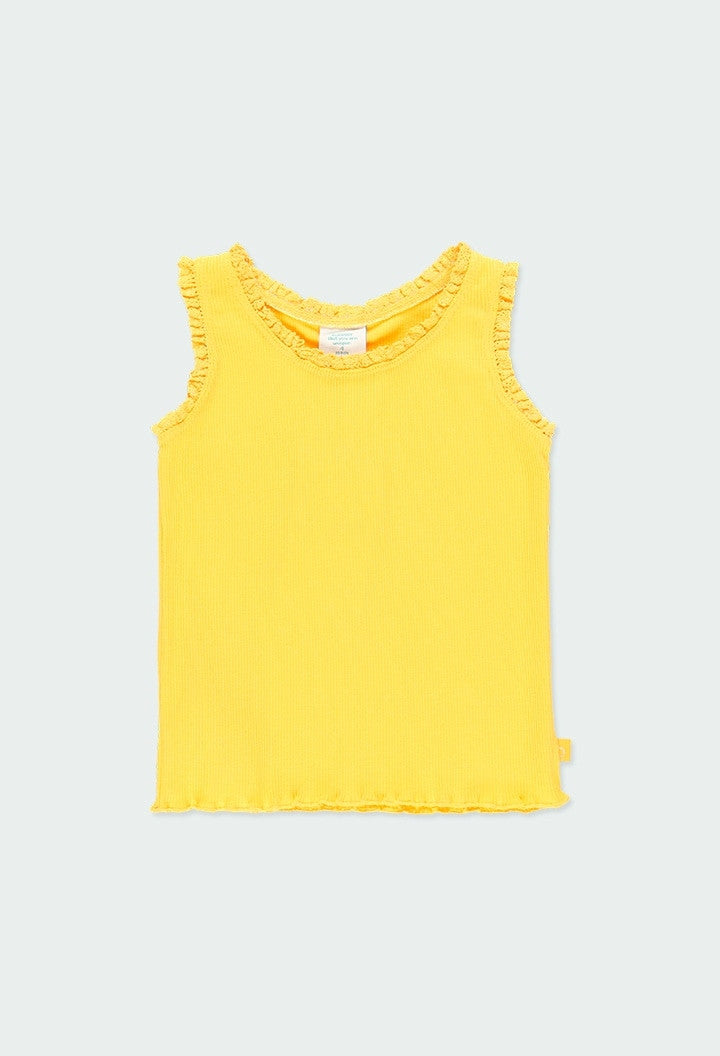 Koszulka dla dziewczynki Boboli 494029-1165 kolor żółty -  - #tag1# - #tag2# - #tag3# - #tag4#