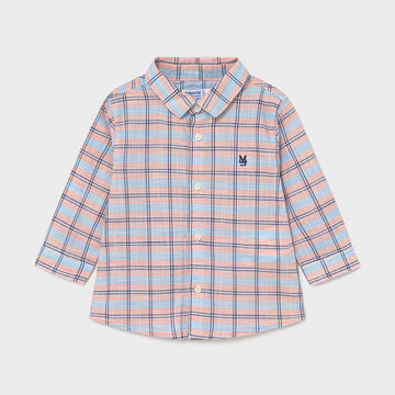 Koszulka w kratkę chłopięca Mayoral 1122-38 kolor pomarańcz -  - #tag1# - #tag2# - #tag3# - #tag4#