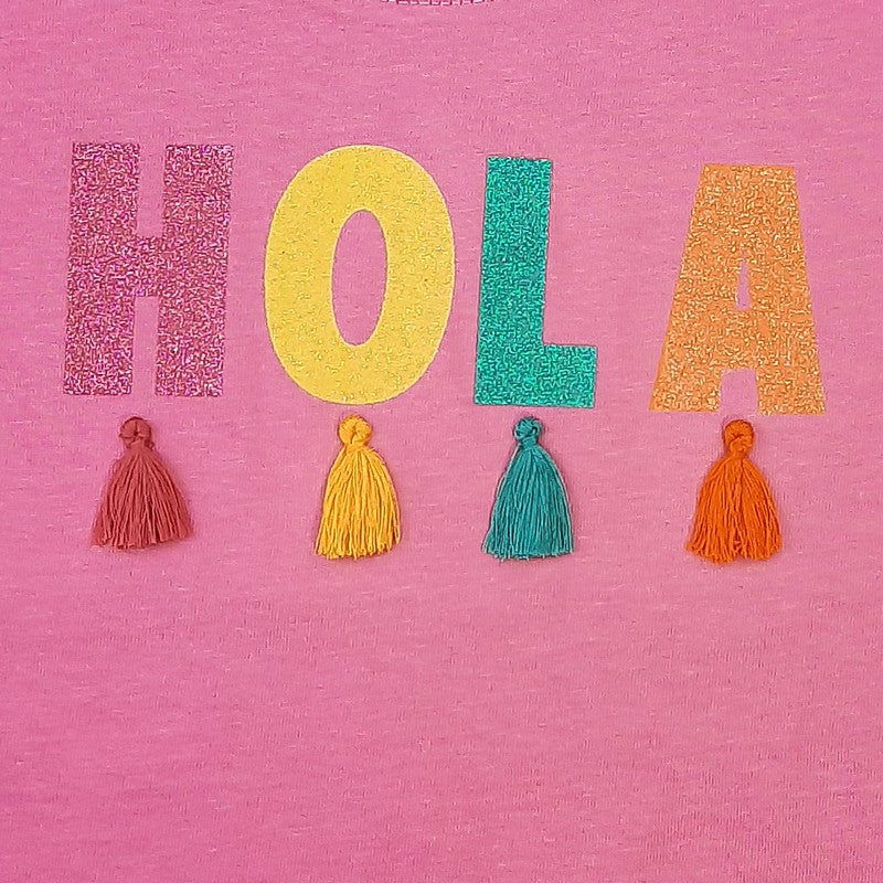 Koszulka z aplikacją dziewczęca Losan 116-1033AL-071 kolor Różowy -  - #tag1# - #tag2# - #tag3# - #tag4#