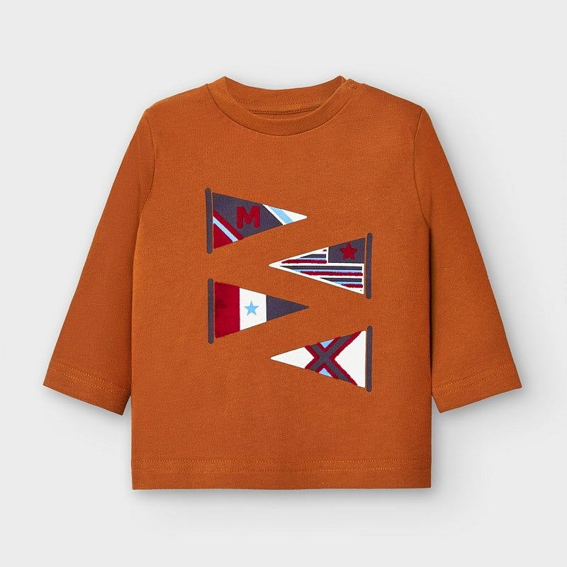 Koszulka z długim rękawem chłopięca Mayoral 2039-35 Brązowy -  - #tag1# - #tag2# - #tag3# - #tag4#