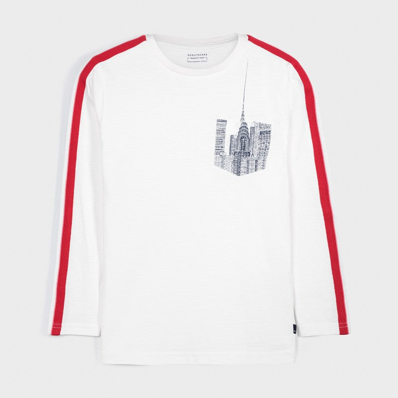 Koszulka z długim rękawem chłopięca Mayoral 7045-82 Kremowy -  - #tag1# - #tag2# - #tag3# - #tag4#