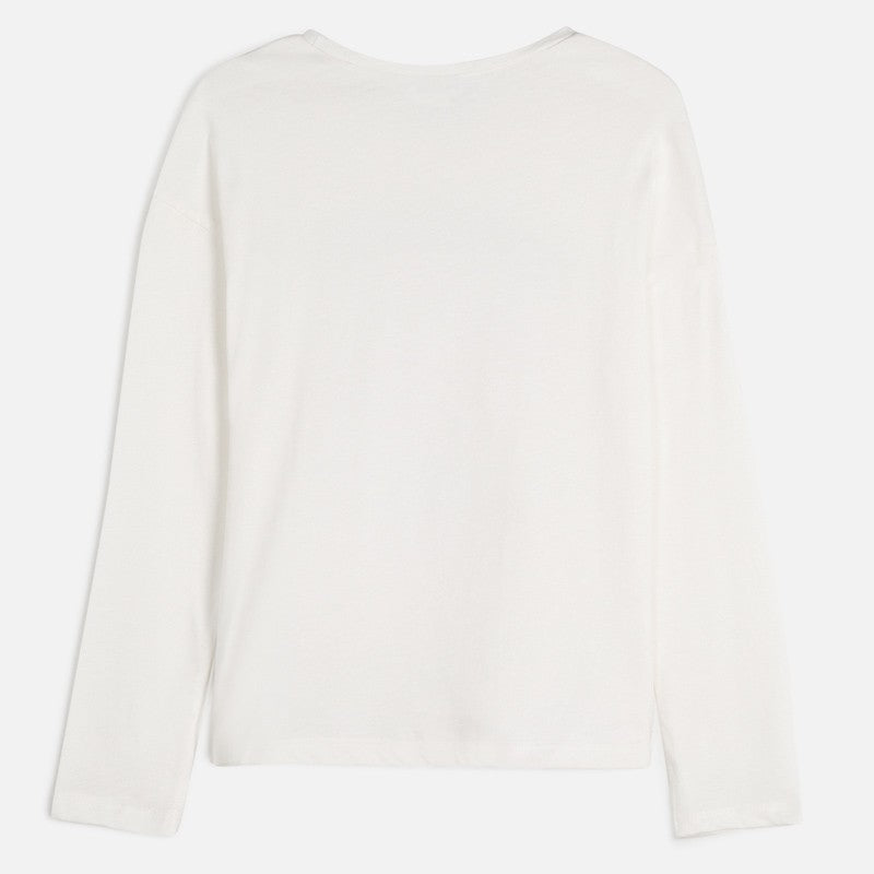 Koszulka z długim rękawem dziewczęca Mayoral 6026-62 Kremowy -  - #tag1# - #tag2# - #tag3# - #tag4#