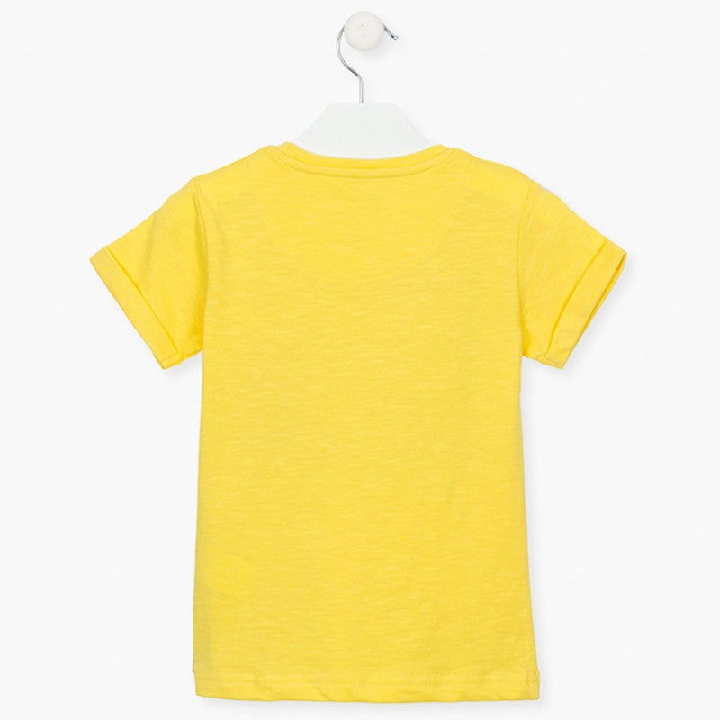 Koszulka z krótkim rękawem chłopięca Losan 115-1023AL-640 kolor Żółty -  - #tag1# - #tag2# - #tag3# - #tag4#